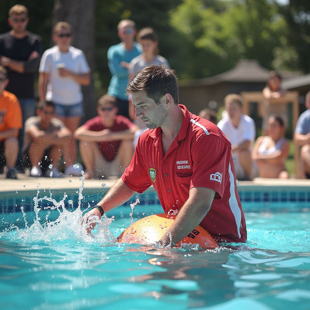 Water safety demonstration